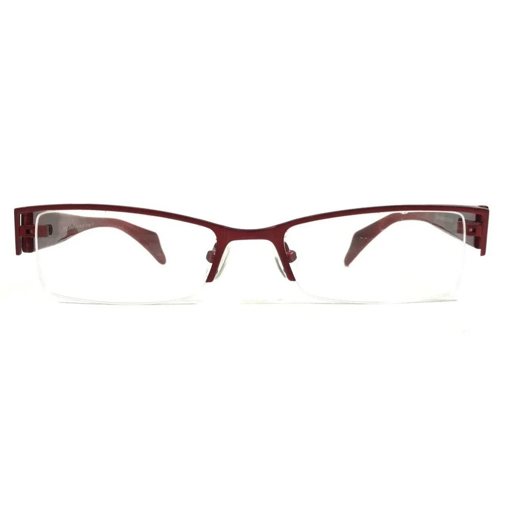 Iyoko-Inyake Eyeglasses Frames IY283 Col.193 Black Red Rectangular 51-18-138